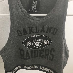 NFL Oakland Raiders Crop Top/Sports Bra